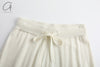 SWAYING 25 Spring/Summer Flared Wool Trousers SW-SW25PS3B12-BAI White SW25PS3B12